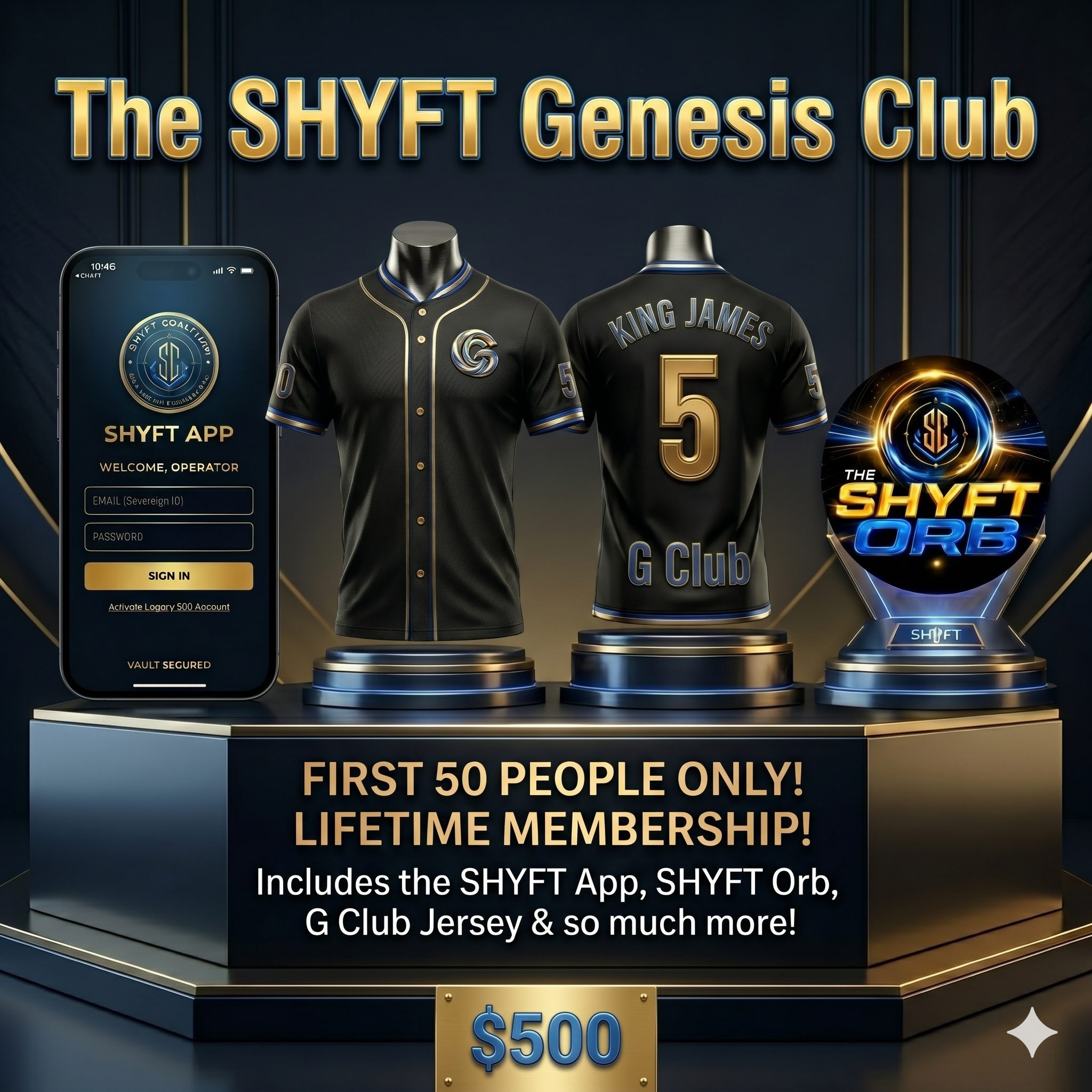 SHYFT Genesis Club — Lifetime Membership
